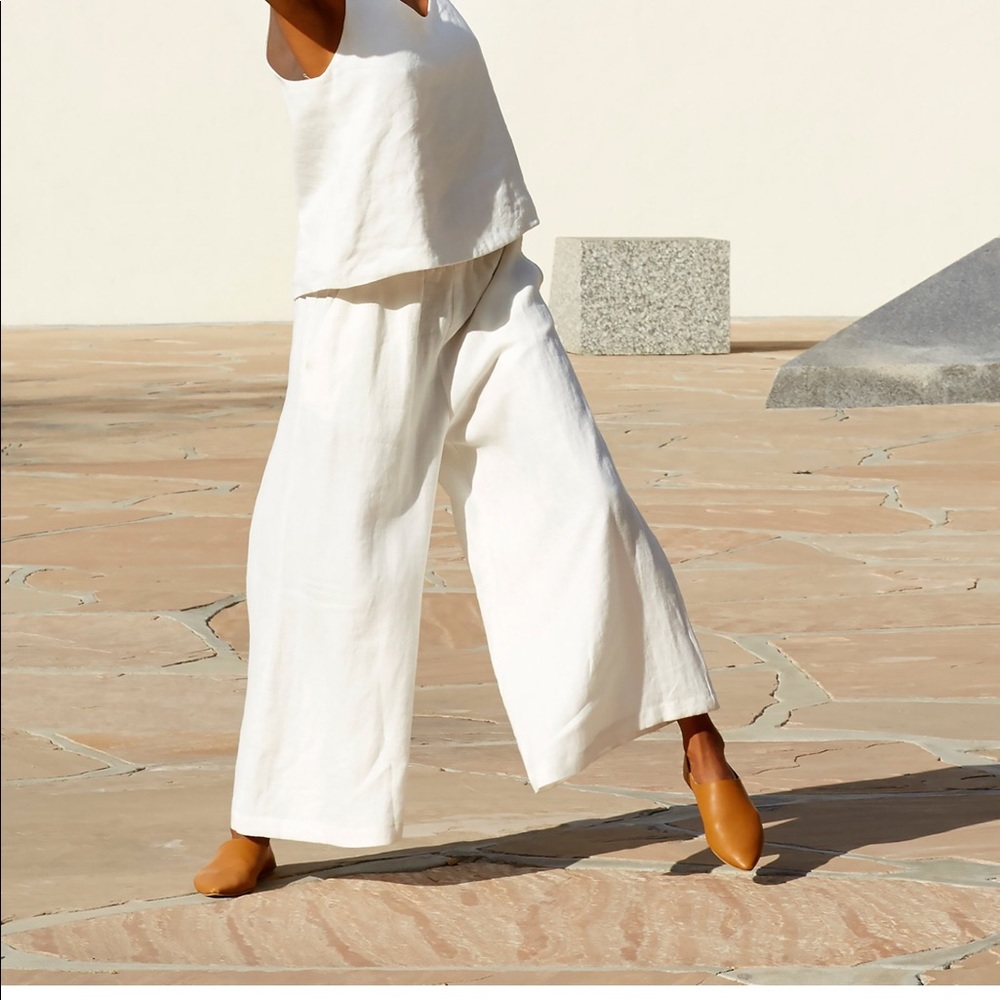 Rachael Craven Textiles linen pants. US 6-8.